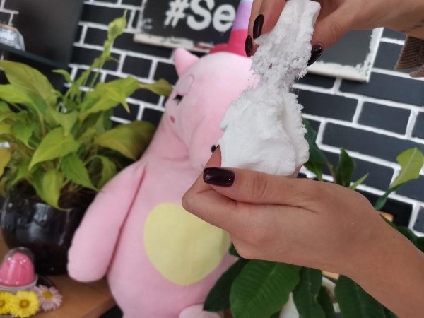 Жвачка для рук Чуди Сам «Снежный Слайм» конус 80 мл