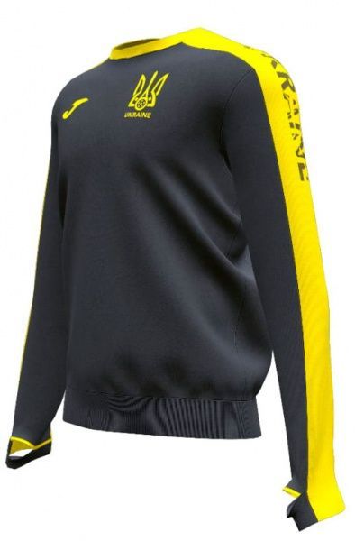 Джемпер форми збірної України 2021 Joma FED. FUTBOL UCRANIA SWEATSHIRT AT102363A159 р. 2XL сірий