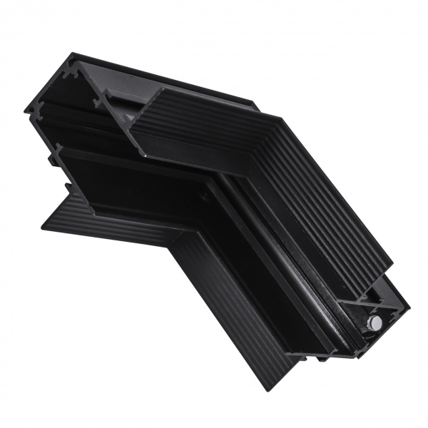 Соединитель угловой Hopfen встроенный внутренний 003 для шинопровода магнитного черный 365789 