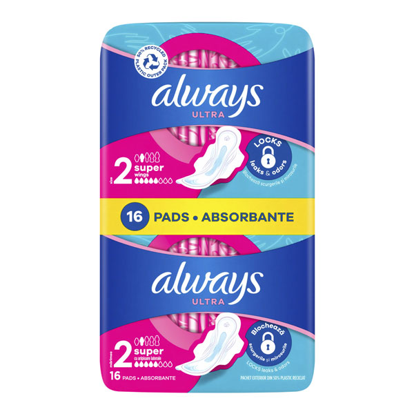 Прокладки гигиенические Always Ultra Super (Размер 2) 16 шт.