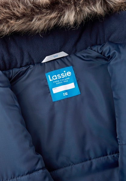 Куртка-парка для мальчиков Lassie Sachka р.122 темно-синий 7100005A 