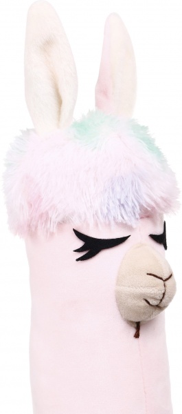 Подушка-обнимашка Лама 22x47 см розовый Гулівер Країна 