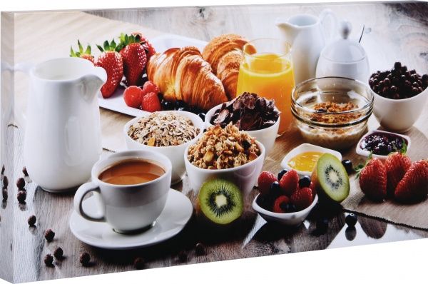 Репродукція Їжа та напої Сніданок 45x98 см 