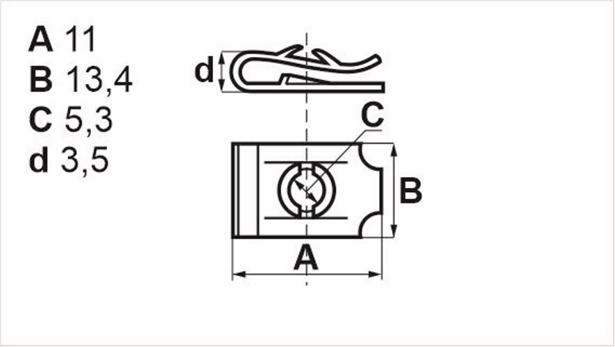 Пластина монтажная универсальная Romix (12623)
