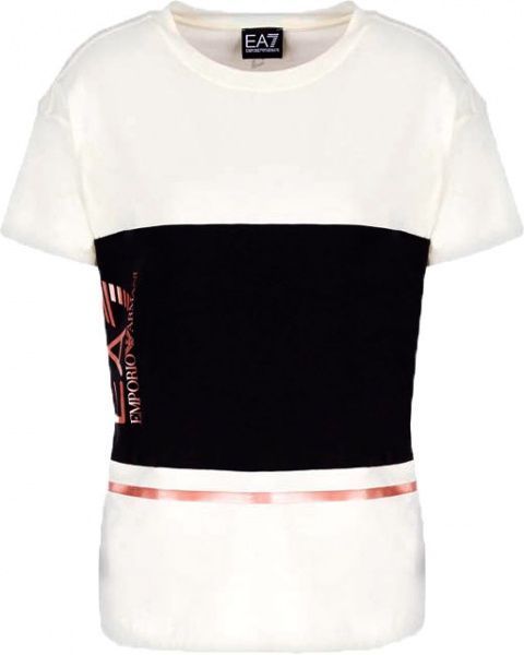 Футболка EA7 6HTT05-TJ28Z-1132 M білий