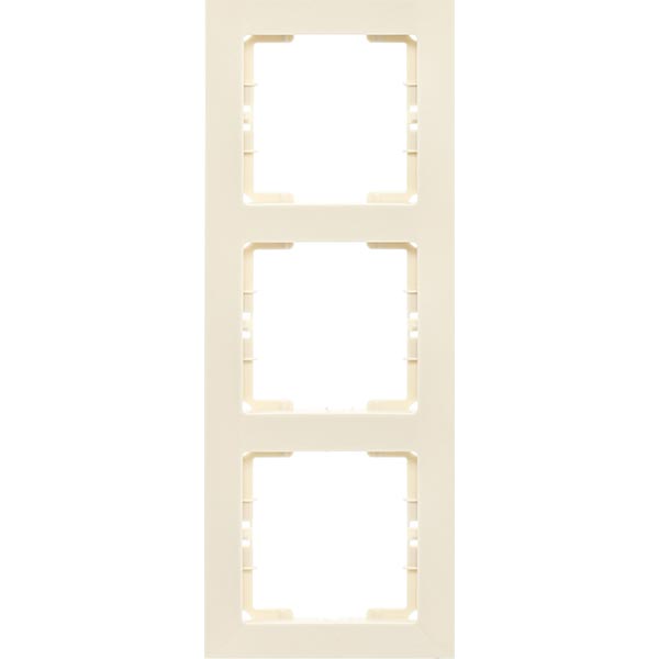 Рамка 3-ная Mutlusan Candela вертикальная крем