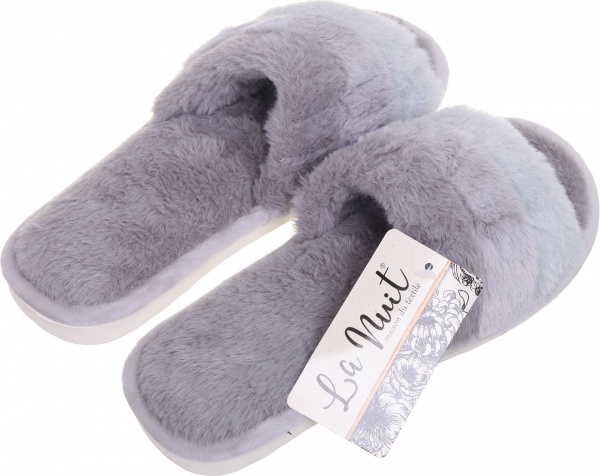 Капці домашні La Nuit Еріка р. 40/41 сірий YH-20006 grey 