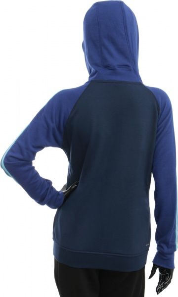 Джемпер Adidas ESSENTIALS 3-STRIPES HOODIE AY4804 р. XS синій