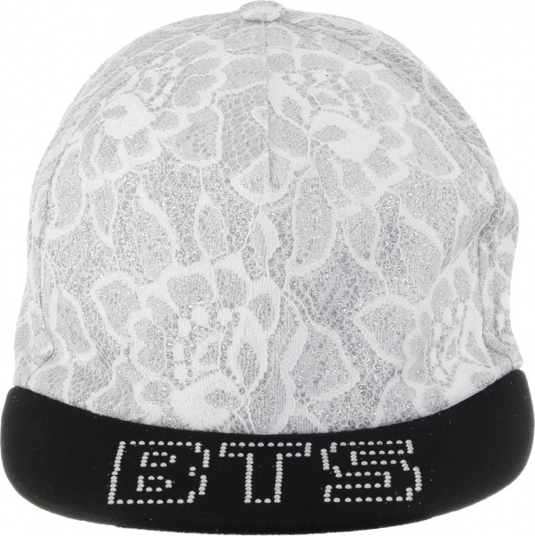 Кепка для девочек Pampona 21 L 15 р.54 серебряный 