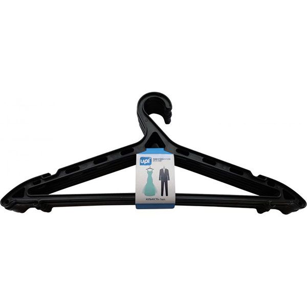 Набор плечиков UP! (Underprice) Classic черный 46 см 5 шт. 