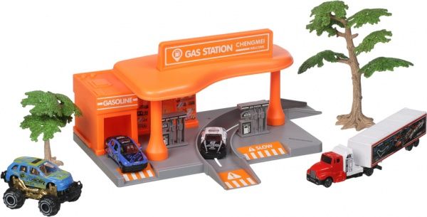Игровой набор Країна Іграшок Заправочная станция гонки CM559-52