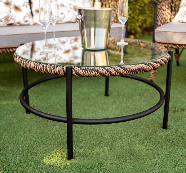 Комплект мебели Украинские конструкции Форца 3 черный с бежевым 