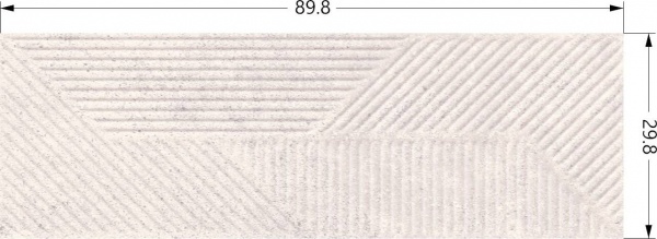 Плитка Ceramika Paradyz Palomera Grys Struktura Rekt. 29,8x89,8 