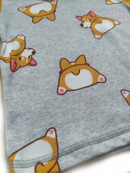 Піжама для дівчаток для дівчаток Маленькие люди Коргі р.128–134 