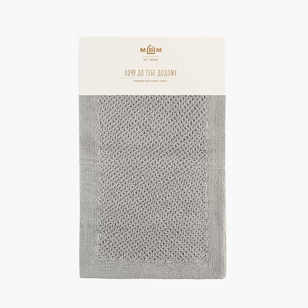 Коврик для ванной комнаты MVM Бухта 50х80 см BM-05 S Gray
