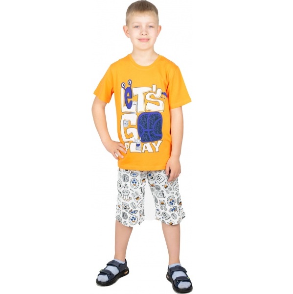 Комплект для хлопчиків Roksana р.92-98 помаранчевий №0014/12034 