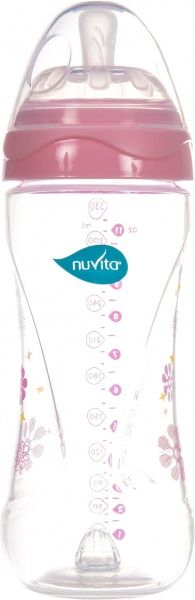 Пляшечка Nuvita Mimic 330 мл NV6050Pink