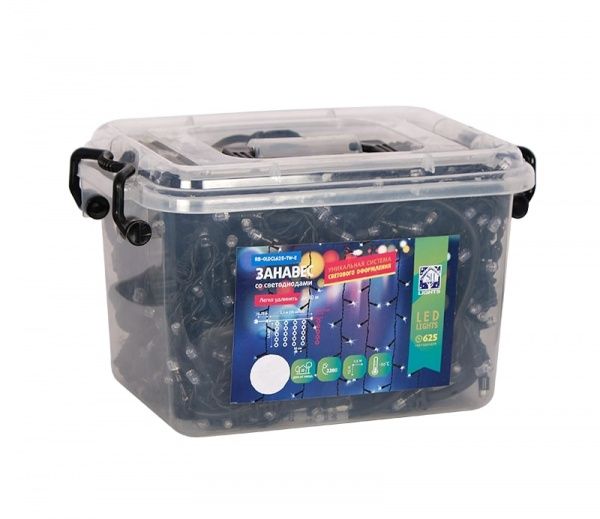 Декоративная гирлянда Джаз Лайт RB-OLDCL625-TW-E встроенный светодиод (LED) 625 ламп 2,5 м