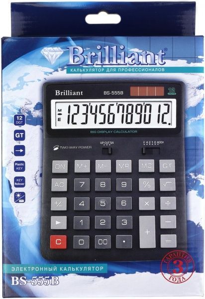 Калькулятор BS-555 професійний BRILLIANT