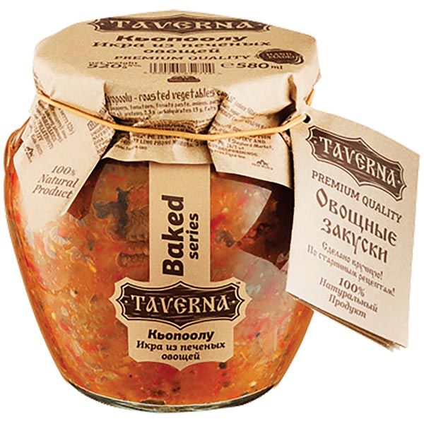Икра из печеных овощей Таверна Кьоополу 314 мл