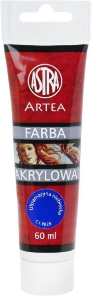 Краска акриловая Ультрамарин синий 60 мл Artea Astra