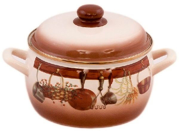 Каструля емальована 