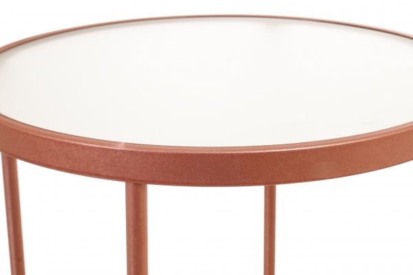 Стіл журнальний Mira скло/метал 420x460мм 