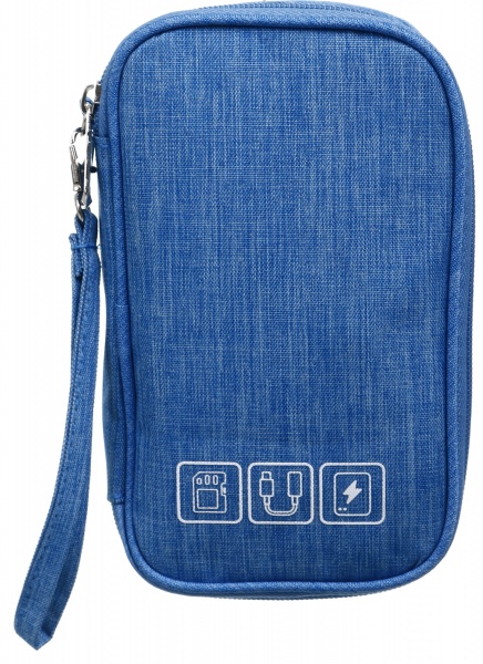 Органайзер для цифрових аксесуарів, комплектуючих 18.5х11.5х4.5 cм блакитний RH532b 