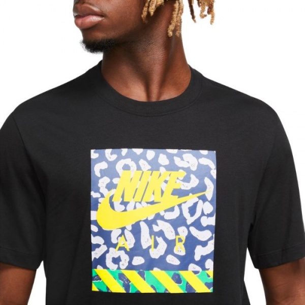 Футболка Nike M NSW TEE BRANDRIFFS HBR FB9815-010 р.2XL чорний