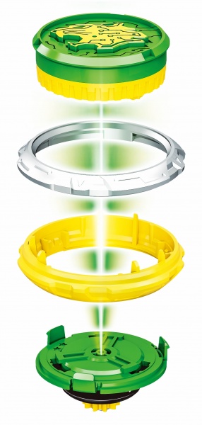 Игровой набор Infinity Nado VI Starter Battle Set Gold Warrior Phoenix vs Lighting Leopard EU654183