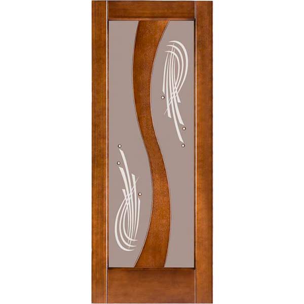 Дверное полотно Terminus №15 ПО 600 мм каштан