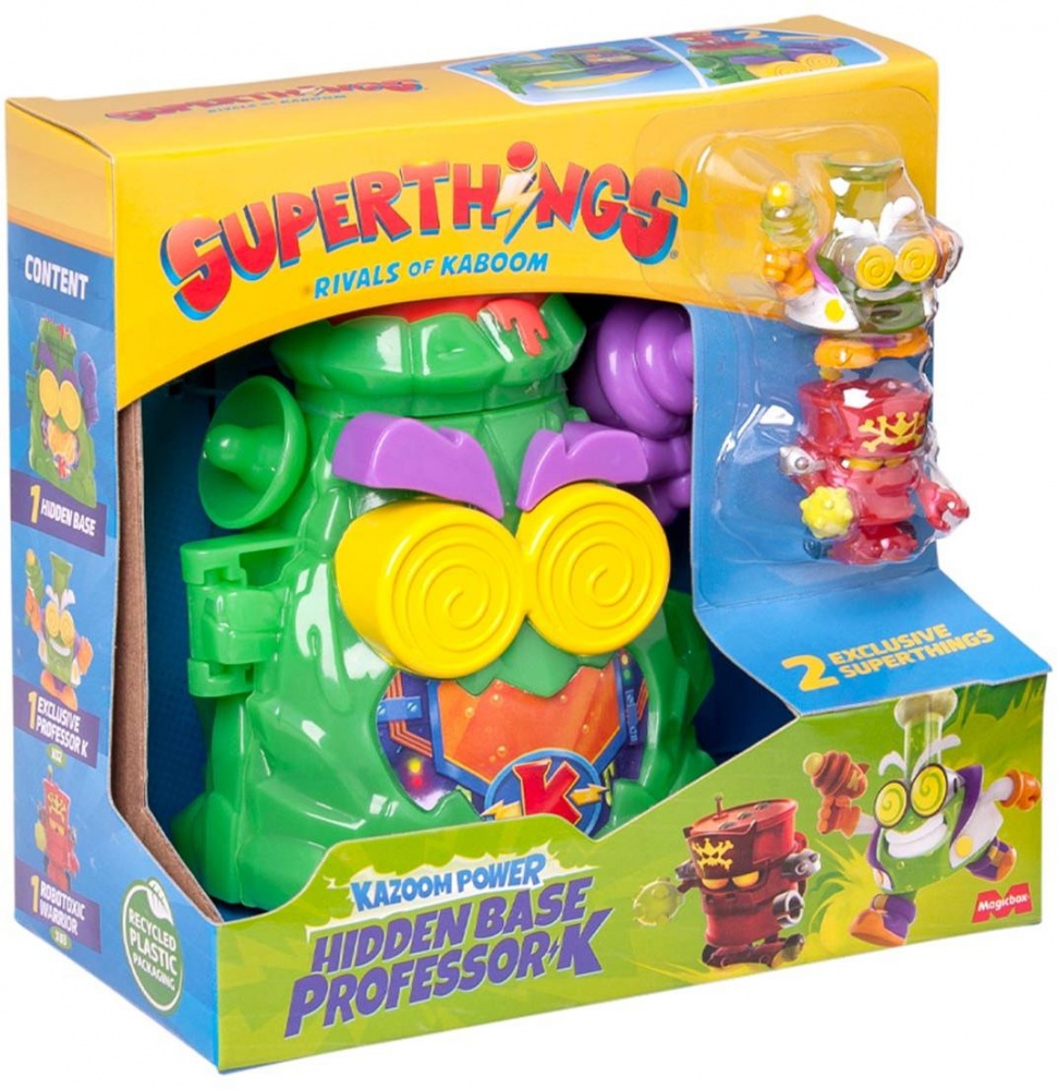 Игровой набор SuperThings SuperThings Kazoom Power Скрытая база Профессора К PSTSP112IN250