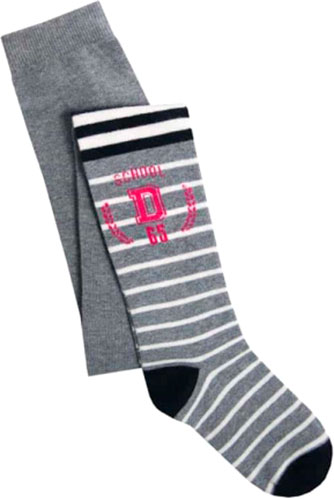 Колготки для дівчаток Duna 985 р.134 сірий із рожевим 