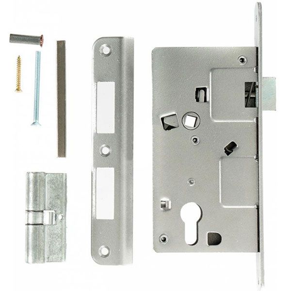 Замок врізний з ручками  Мотор Сич Ф1В ЗВ4-6.111-6 PZ 72 мм чорний/