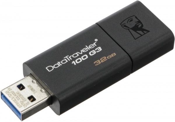 Флеш-пам'ять USB Kingston DataTraveler 100 G3 32 ГБ USB 3.0 (DT100G3/32GB)  