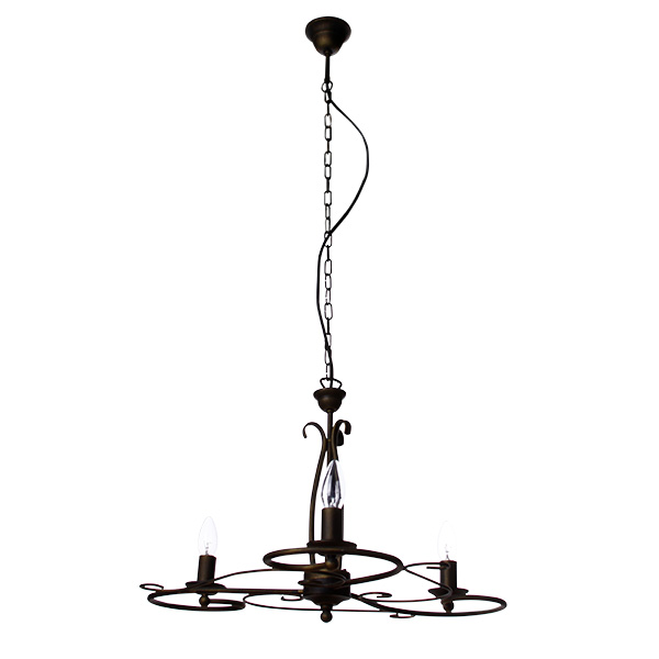 Люстра подвесная Nowodvorski DAKAR III 3xE14 античная бронза 3645 