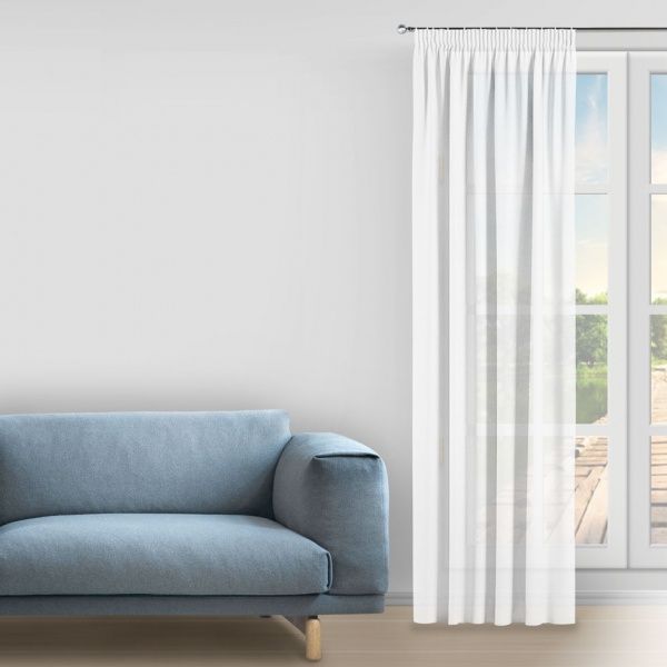 Гардина Crep 400х285 см білий Decora textile