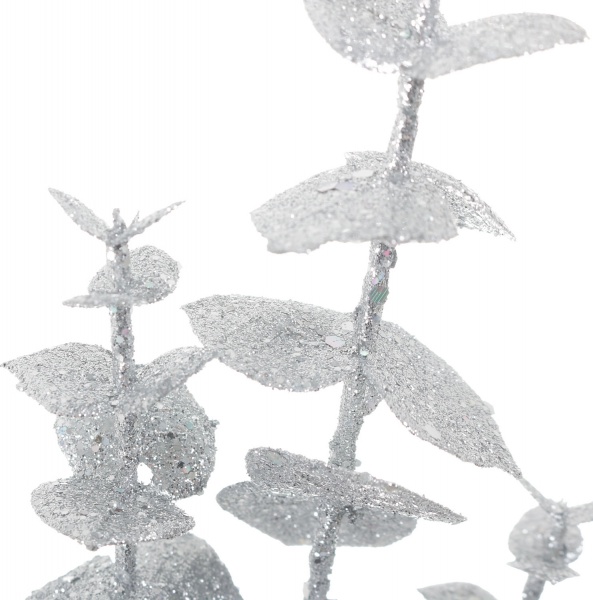 Гілочка декоративна 74 см срібна YZA000710