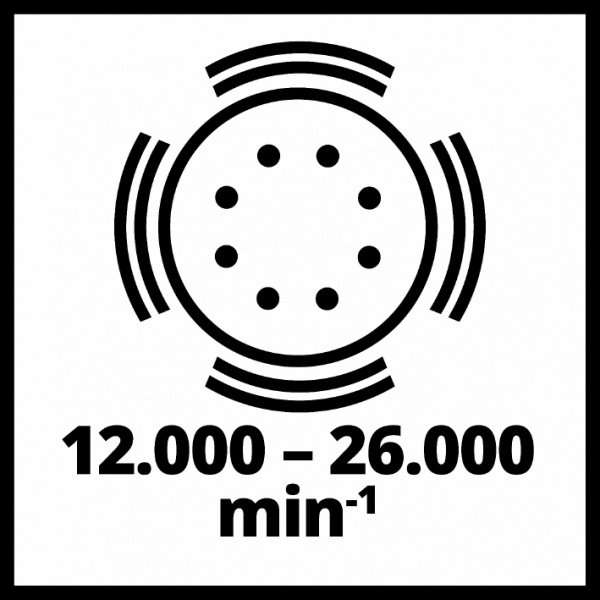 Шліфмашина ексцентрикова Einhell TC-RS 425 E 4462005