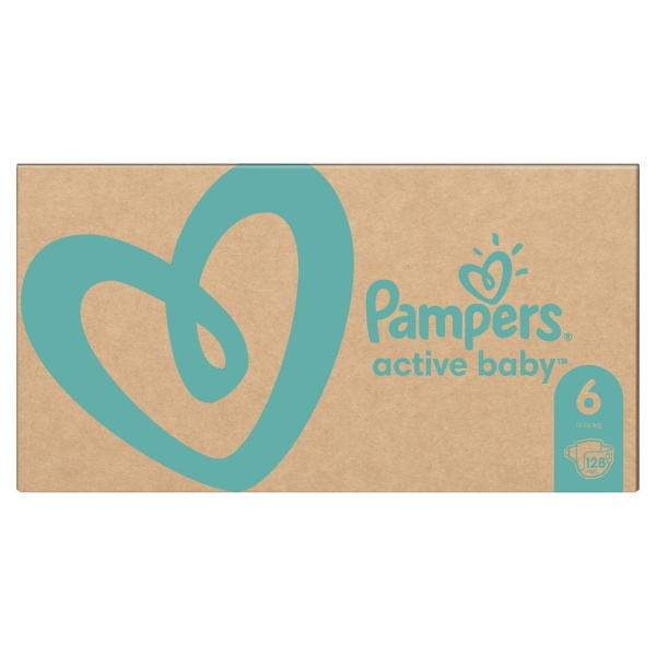 Підгузки Pampers Active Baby 6 13-18 кг 128 шт.