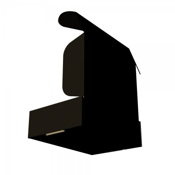 Картонная коробка (Е) + 1 цвет. (черная) 177x126x50 мм