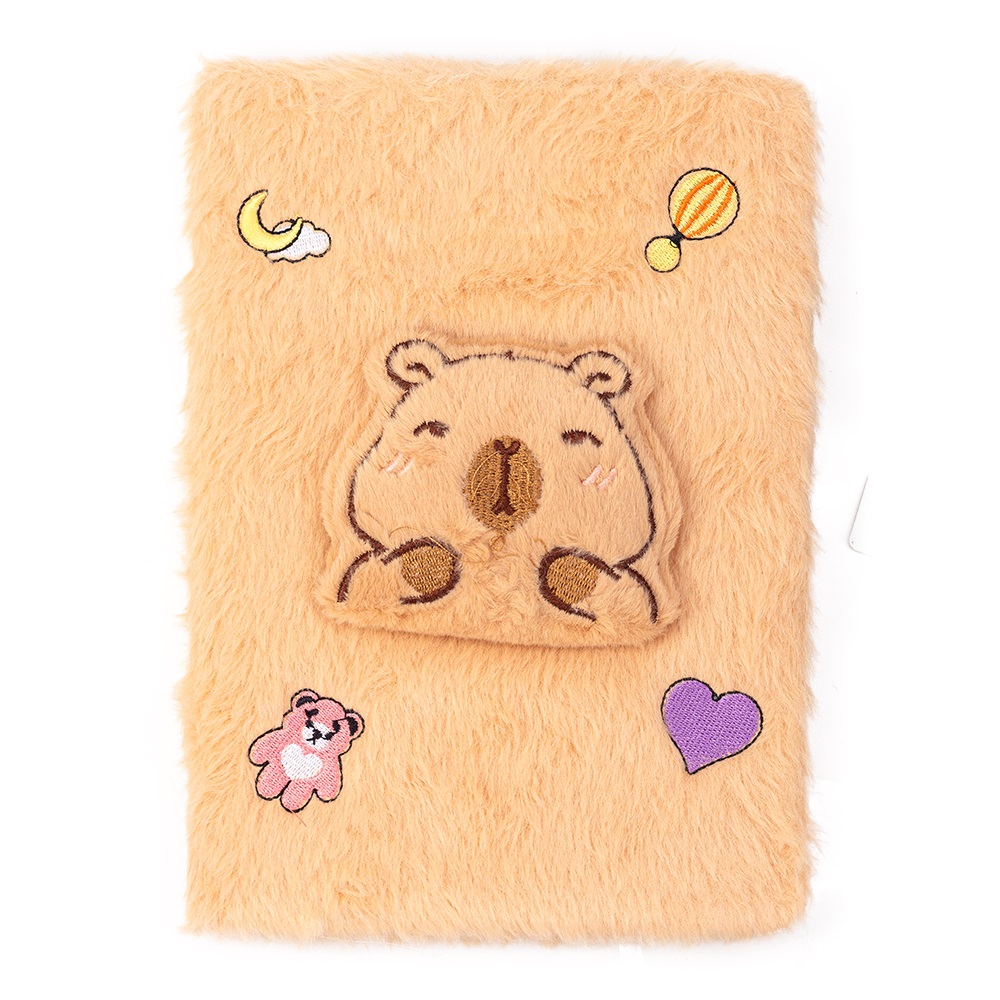 Блокнот плюшевий Forme CAPYBARA А5 80 арк. KIDS Line