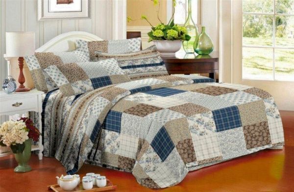 Покрывало стеганое Пэчворк 1106 215x140 см 