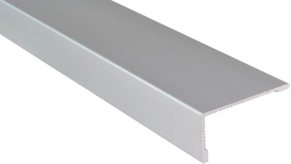 Порожек алюминиевый анодированный Mada 15х25x2500 мм серебро 