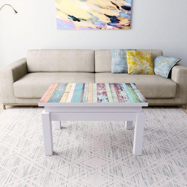 Стіл-трансформер Art in Head Батерфляй білий Print 598 