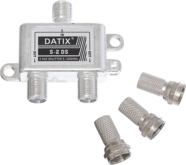 Розгалужувач Інше Split 2 Split 2 на 2 виходи + 3 конектора (комплект)срібний Split 2 к-т