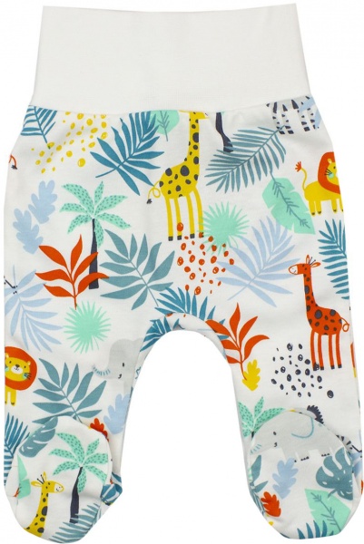Ползунки детские Bambinelli Зверушки р.56 белый с рисунком 