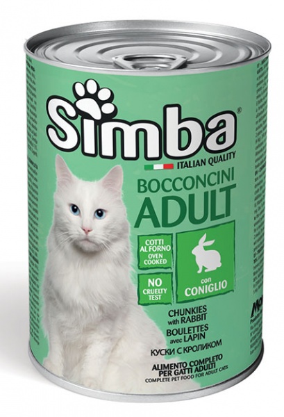 Консерва для дорослих котів SIMBA. Adult