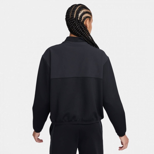 Джемпер Nike W W NKCT DF HERITAGE JKT DX1125-010 р. S чорний