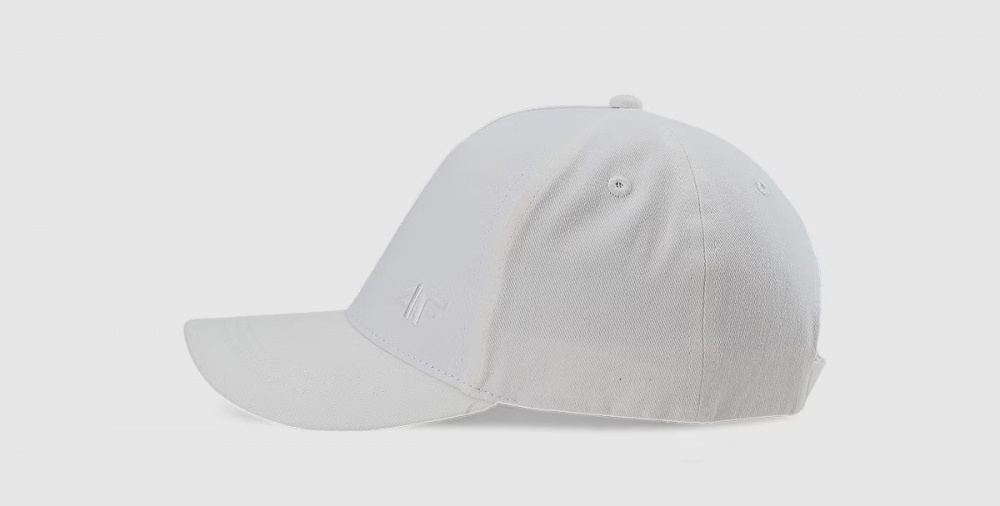 Кепка 4F BASEBALL CAP U387 4FJWSS25ACABU387-12S os білий